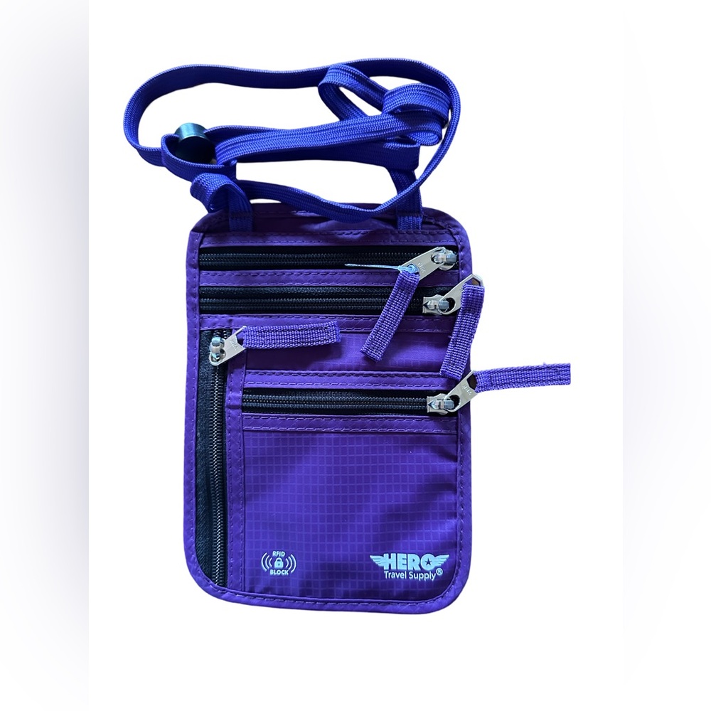 Hero Purple Travel Purse